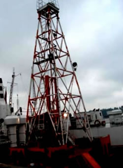 Engin de forage en mer